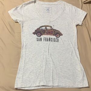 San Francisco V Neck Graphic Tee